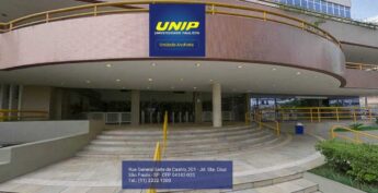 Fachada da Unip Anchieta; unidade irá fechar o curso de jornalismo restando um ano para a conclusão do curso da turma atual