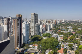 Vista aérea da cidade de São Paulo
