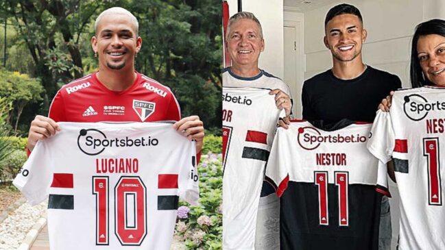Luciano muda de camisa 11 para 10, e Rodrigo Nestor de 25 para camisa 11