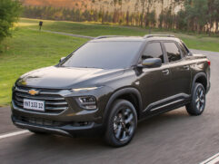 Além de ter crescido, a Montana abandonou a base de um hatch para incorporar as características do SUV Tracker, incluindo o "powertrian"