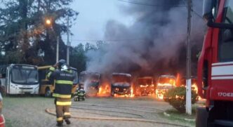 Incêndio em Franco da Rocha.