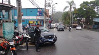 O patrulhamento foi intensificado principalmente nas ruas de comércio