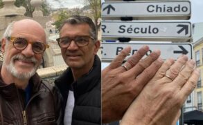Marcos Caruso se casa em Portugal.