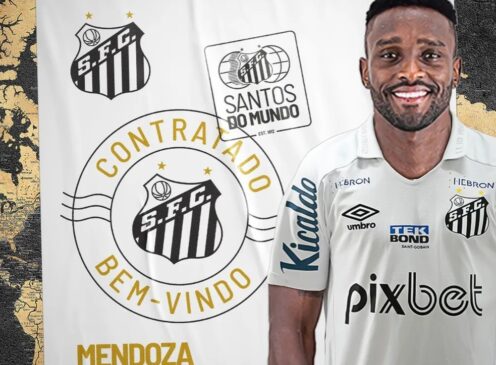 Stiven Mendoza é o novo reforço do Santos