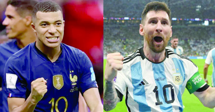 Mbappé e Messi decidem a Copa do Mundo neste próximo domingo