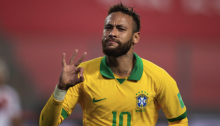 O jogador Neymar