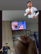 Pelé e filha assistem jogo da Argentina