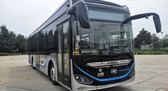 Ônibus elétrico que foi testado em São Paulo e tem tempo de recarga de três horas