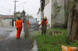 Ao longo das próximas semanas, a Prefeitura continuará os trabalhos de zeladoria