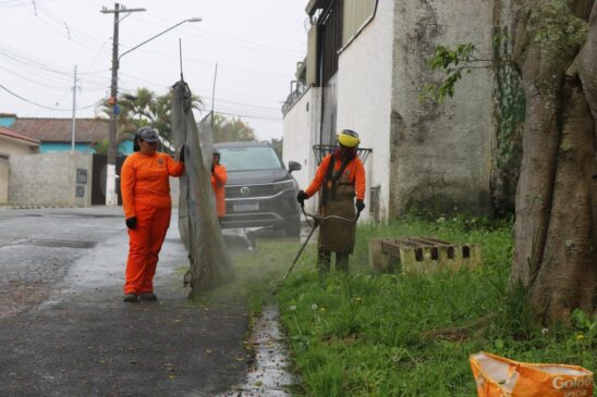 Ao longo das próximas semanas, a Prefeitura continuará os trabalhos de zeladoria