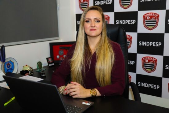 A presidente do Sindpesp, Jacqueline Valadares