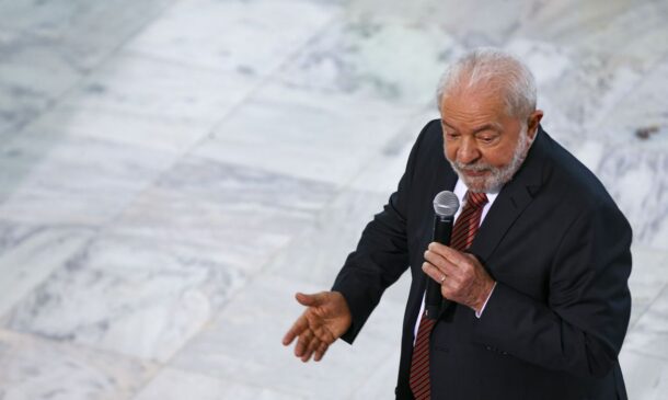 O presidente Luiz Inácio Lula da Silva (PT)