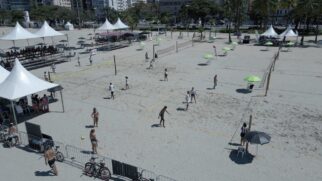 Evento multiesportivo na praia do Gonzaga tem programação gratuita até domingo