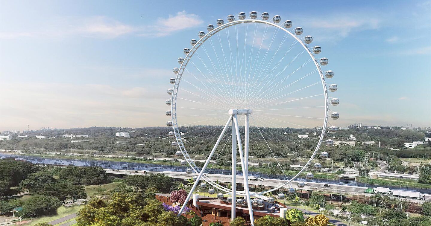 A expectativa é que 1 milhão de pessoas visitem a Roda Rico até o dia 9 de dezembro de 2023