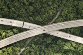 A implantação dos pórticos já começaram em três pontos da BR-101