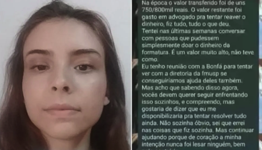 Alicia Dudy Müller Veiga confessou ter desviado o dinheiro