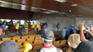 Manifestantes invadiram o Supremo Tribunal Federal