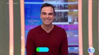 O apresentador Tadeu Schmidt fez um discurdo sobre a diversidade religiosa na casa do BBB e no Brasil