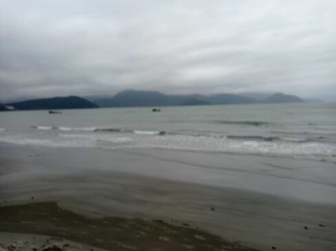 Cidade de Ubatuba, no litoral norte paulista