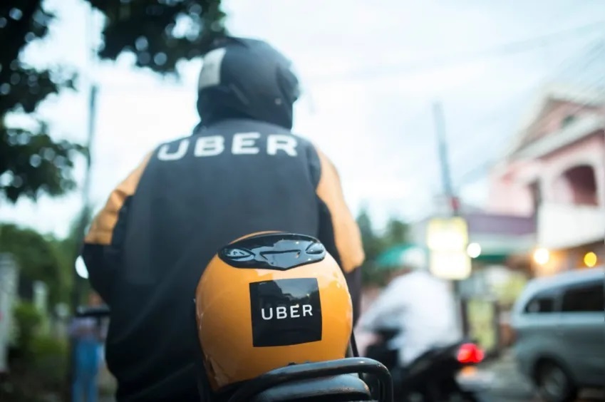Serviço de Uber Moto