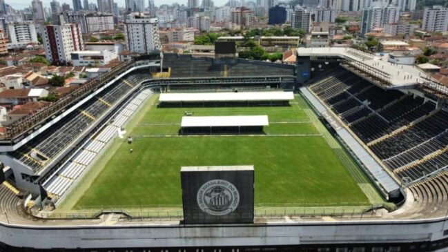 Estádio da Vila Belmiro, em Santos