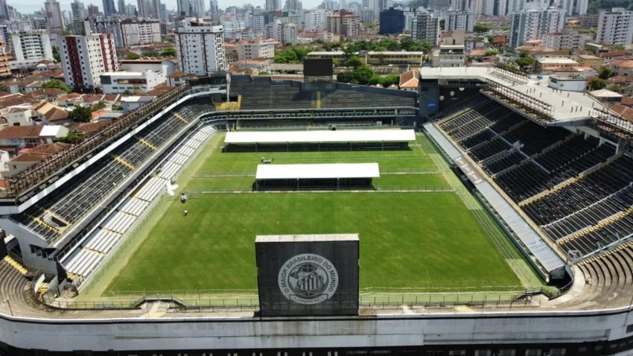 Estádio da Vila Belmiro, em Santos