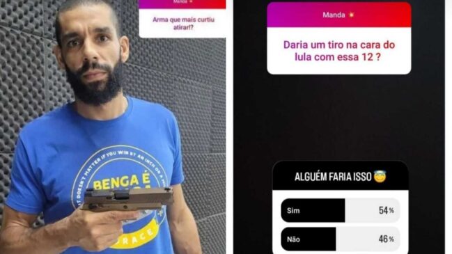 Wallace Leandro, do Sada Cruzeiro e ex-atleta da Seleção Brasileira, causou polêmica e foi acionado na justiça após stories com enquete sobre