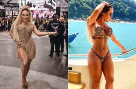 Rainha da X-9, de Santos, também é musa da Gaviões da Fiel (arquivo)