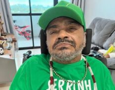 Arlindo sofreu um AVC em 2017 e ficou com graves sequelas