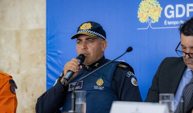 O ex-comandante-geral da PMDF, coronel Fábio Augusto Vieira, preso após os atos antidemocráticos em Brasília