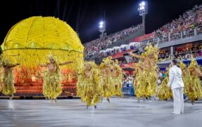Desfile da Mocidade Alegre, campeã do Carnaval de São Paulo 2023