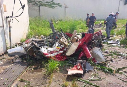 Quatro pessoas morrem em queda de helicóptero na Barra Funda