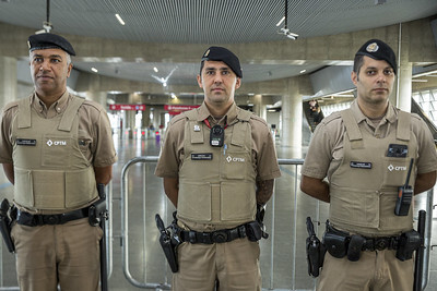 A partir desta sexta (31) os agentes de segurança da CPTM do estado de São Paulo passarão a utilizar bodycams câmeras acopladas aos uniformes