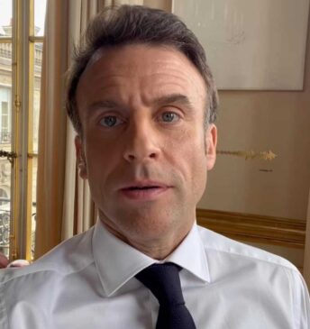 O presidente da França, Emmanuel Macron
