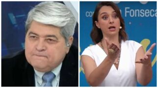 Datena fala sobre Cátia Fonseca