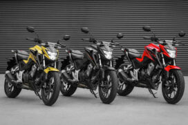 A naked da Honda tem motor monocilíndrico com 24,7 cavalos de potência e 2,60 kgfm de torque
