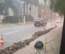 A manhã desta quinta (9) foi dedicada à limpeza e a contabilização dos prejuízos