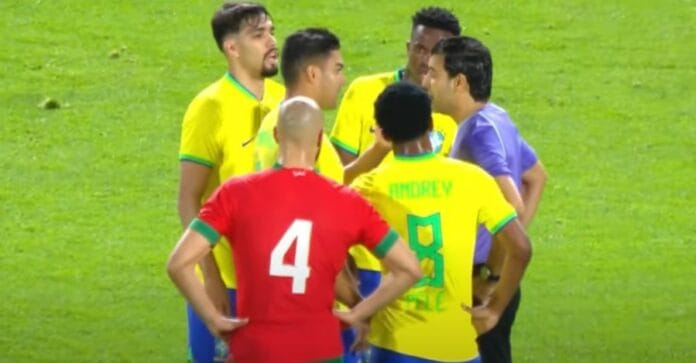 Brasil perdeu amistoso para o Marrocos