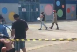 Mulher e seus três filhos foram mantidos como reféns por assaltante.