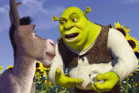 O primeiro "Shrek" foi lançado em 2001, e o último saiu em 2011