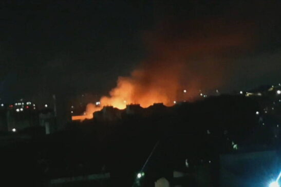 Incêndio em favela na Penha