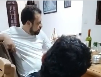 Guilherme Boulos ouve Datena durante conversa no último sábado
