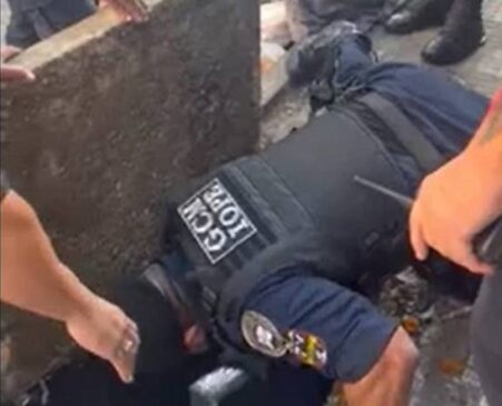 GCM encontra eletrônico em um bueiro da região da cracolândia