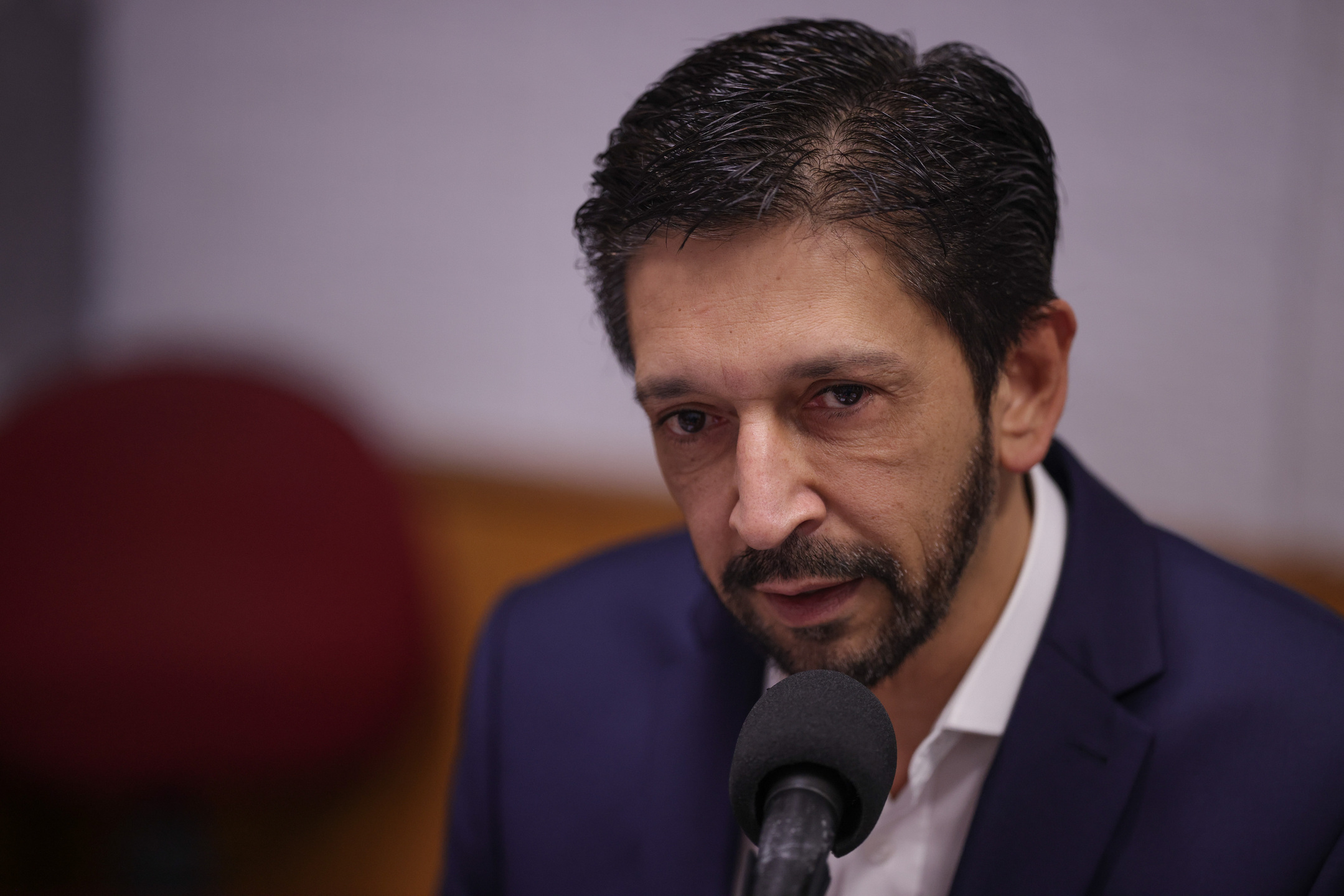 O prefeito Ricardo Nunes.