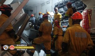 Havia 70 pessoas no local na hora do acidente, e 40 foram atingidas, sendo que nove morreram