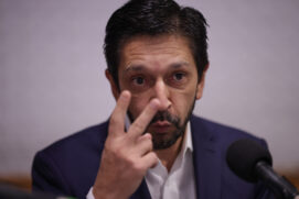 O prefeito de São Paulo, Ricardo Nunes
