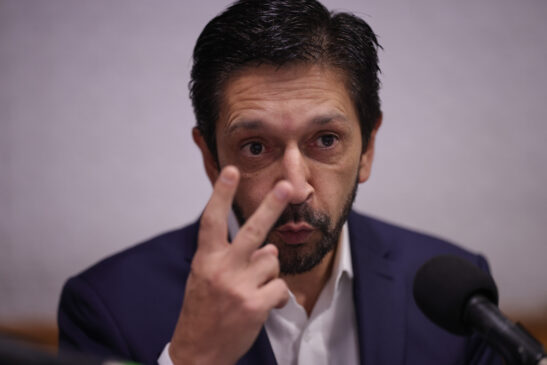 O prefeito de São Paulo, Ricardo Nunes