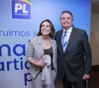A reunião de trabalho contou com a presença do ex-presidente da República Jair Bolsonaro