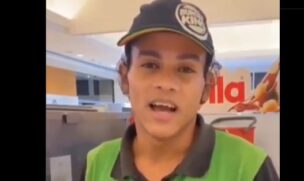 Um funcionário do Burger King publicou um vídeo onde aparecia urinado após ser proibido de deixar o quiosque da rede de lanches para usar o banheiro