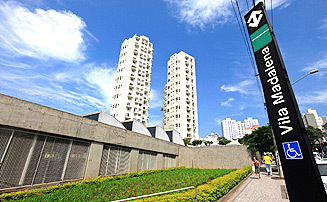 A linha 2-verde do Metrô de São Paulo circulou com velocidade reduzida e maior tempo de parada por conta de uma interferência na via, na estação Vila Madalena